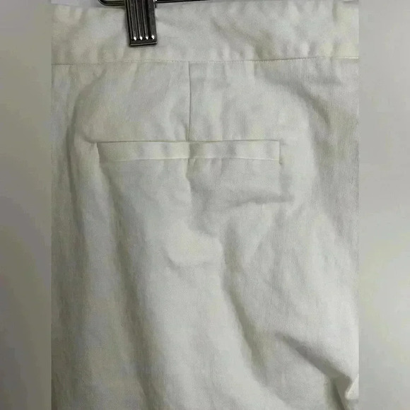 Women’s White Nordstrom Collection Capri Pants Size 14 - Picture 6 of 6